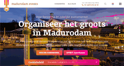 Desktop Screenshot of madurodamevents.nl